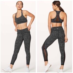 Lululemon Train Times Mesh 7/8 Pant
Leggings Black & White Dots Size 8